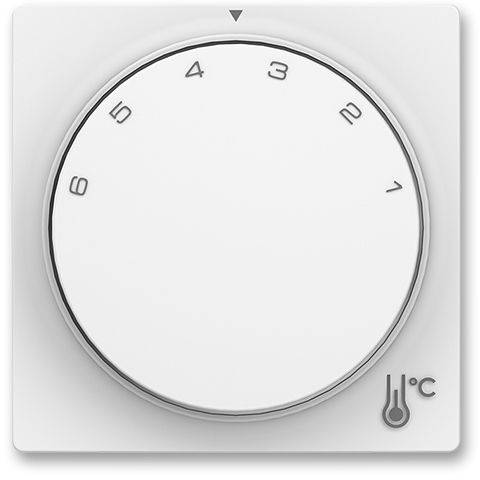 ABB Zoni Kryt termostatu s otočným regulátorom a montážnou maticou 3292T-A00300 240