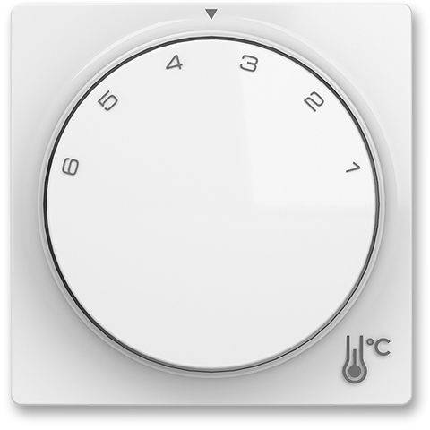 ABB Zoni Kryt termostatu s otočným regulátorom a upevňovacou maticou 3292T-A00300 500
