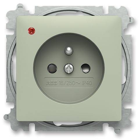 ABB Zonijednoduchá zásuvka a s prepäťovou ochranou 6699T-A06657 243
