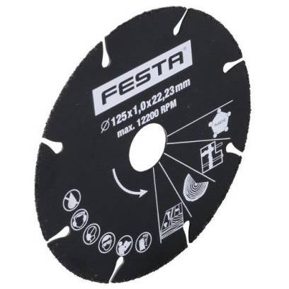 FESTA 21192 Univerzálny rezací kotúč s priemerom 125 mm