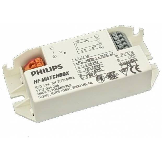 Elektronický predradník Philips HF-M RED 124 SH TL/TL5/PL-L