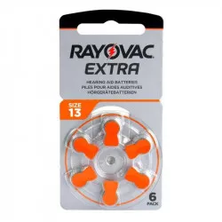 Batéria do naslúchadiel Varta Rayovac Extra Advanced 13 AUX zinko-vzduchová 1,45 V pre spoľahlivé napájanie načúvacích prístrojov