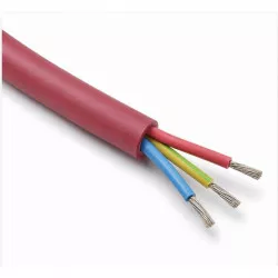Silikónový kábel SIHF-J 3×1 mm² RBR pre teplotne namáhané prívody